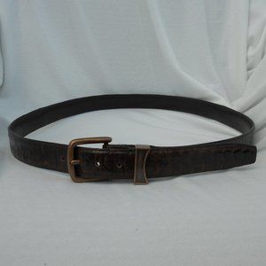 Vtg Caiman Ranger Belt Tag Safari Travel 38-41" relist